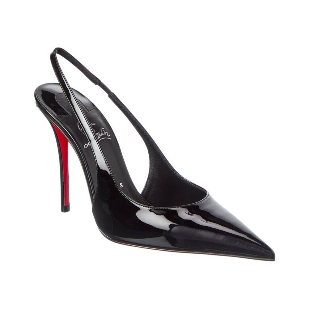 Christian Louboutin Miss Z 100 Patent Slingback Pump, Black